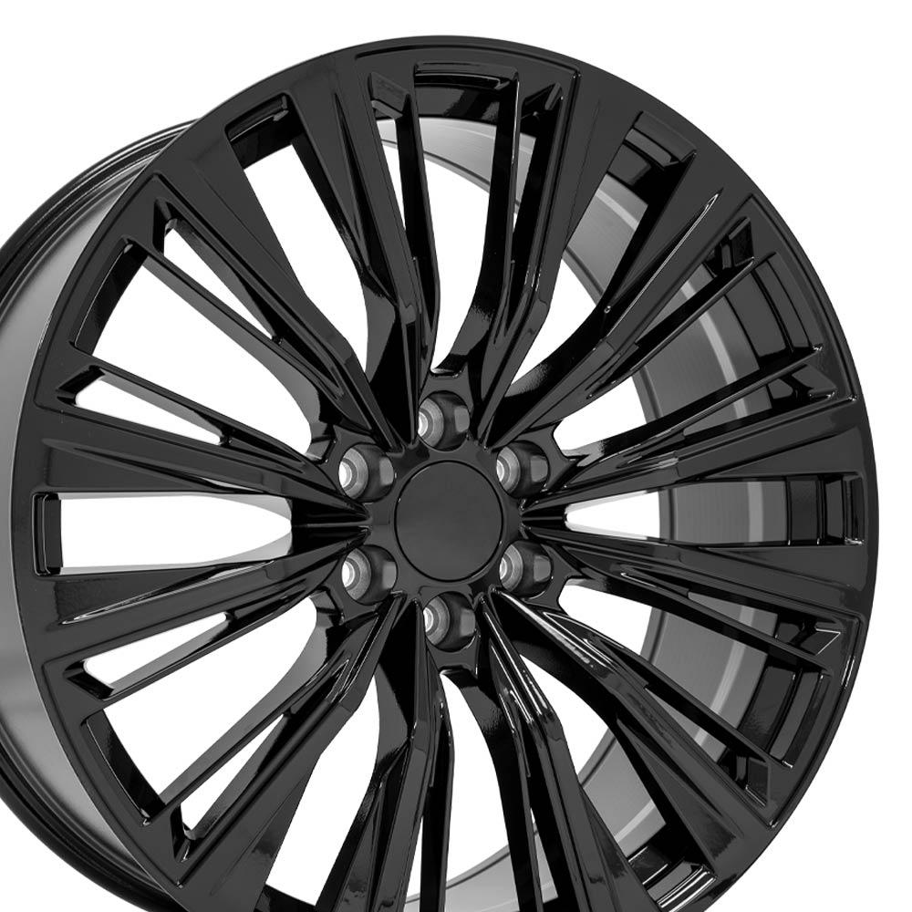 24x10 OE Wheels CA93 Gloss Black Wheel 6x5.5 (28mm)