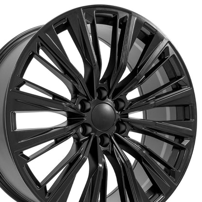 24x10 OE Wheels CA93 Satin Black Wheel 6x5.5 (28mm)