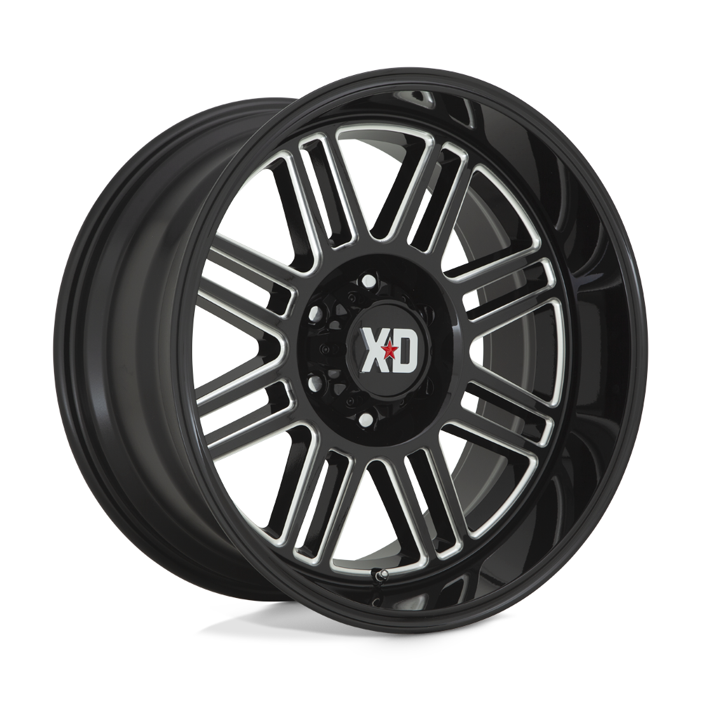20x10 XD XD850 CAGE Gloss Black Milled Wheel 5x5.5 (-18mm)