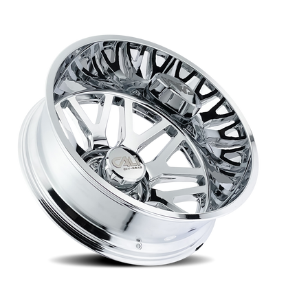 22x8.25 Cali Off-Road 9115D Invader DUALLY REAR Chrome Wheel 8x210 (-232mm)