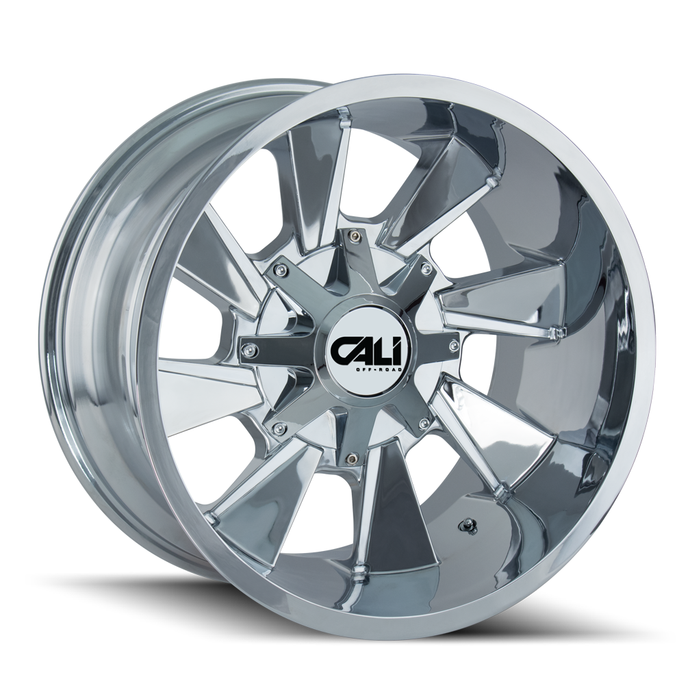 24x12 Cali Off-Road Distorted Chrome Wheel 6x135/6x5.5 (-44mm)