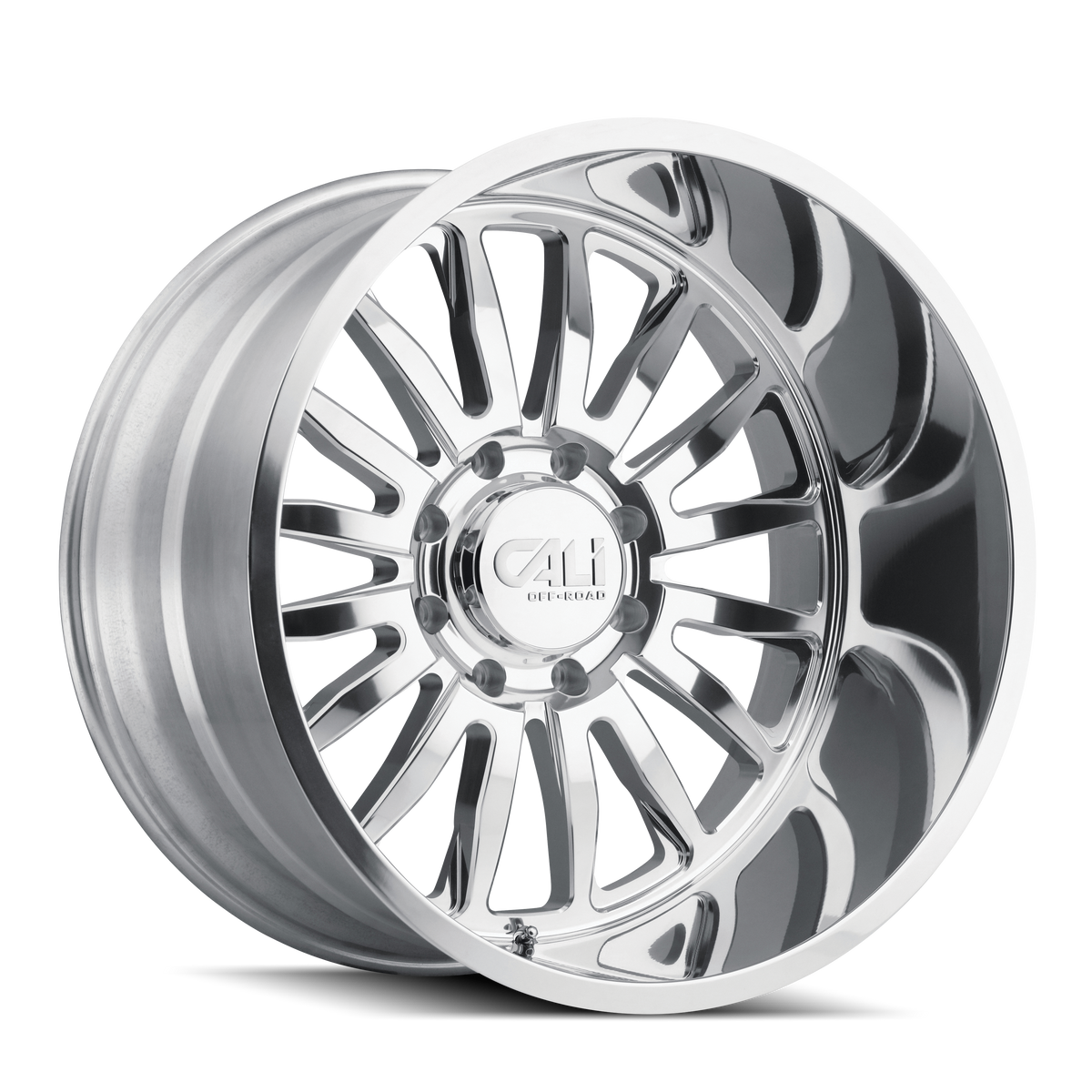20x10 Cali Off-Road 9110 Summit Polished Wheel 8x180 (-25mm)