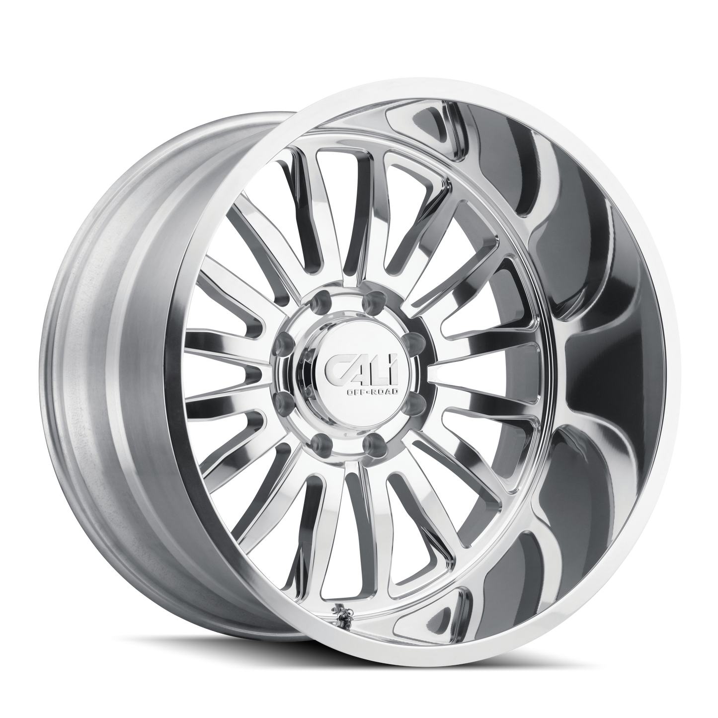 20x12 Cali Off-Road 9110 Summit Polished Wheel 8x6.5 (-51mm)
