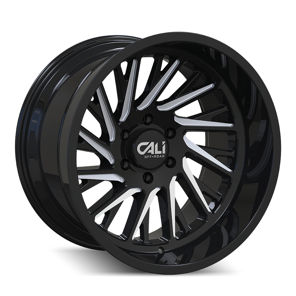 20x12 Cali Off-Road PURGE Black Milled Wheel 8x170 (-51mm)