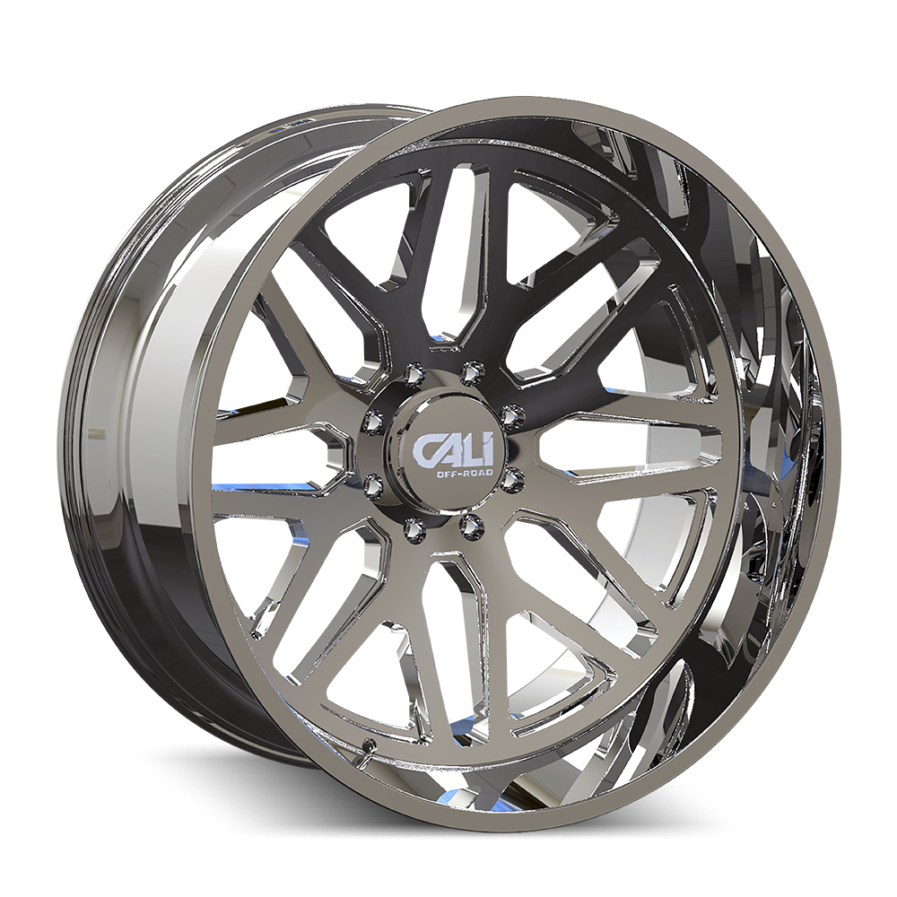 28x12 Cali Off-Road INVADER Chrome Wheel 8x6.5 (-44mm)