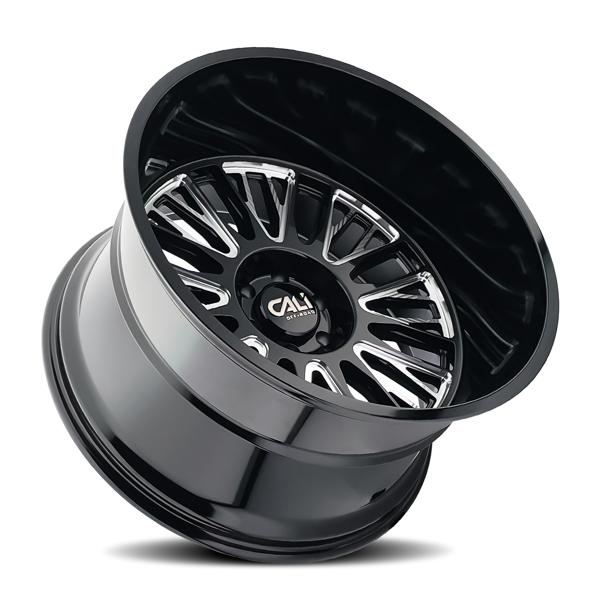 20x10 Cali Off-Road 9116 Vertex Black/Milled Wheel 6x5.5 (-25mm)