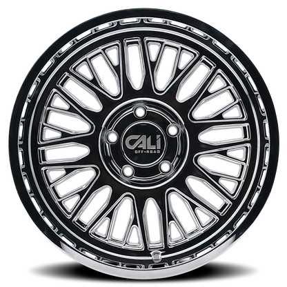 20x10 Cali Off-Road 9116 Vertex Chrome Wheel 5x5 (-25mm)