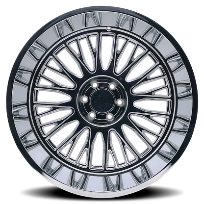 24x14 Cali Off-Road 9116 Vertex Chrome Wheel 6x5.5 (-76mm)