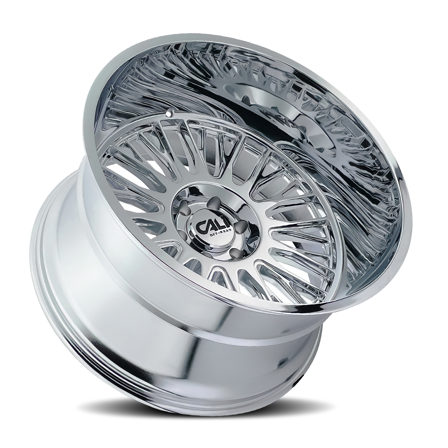 24x14 Cali Off-Road 9116 Vertex Chrome Wheel 6x5.5 (-76mm)