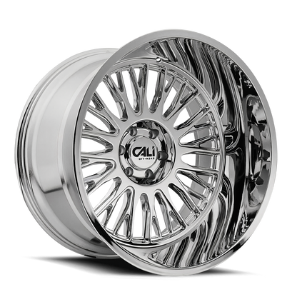 24x14 Cali Off-Road 9116 Vertex Chrome Wheel 6x5.5 (-76mm)