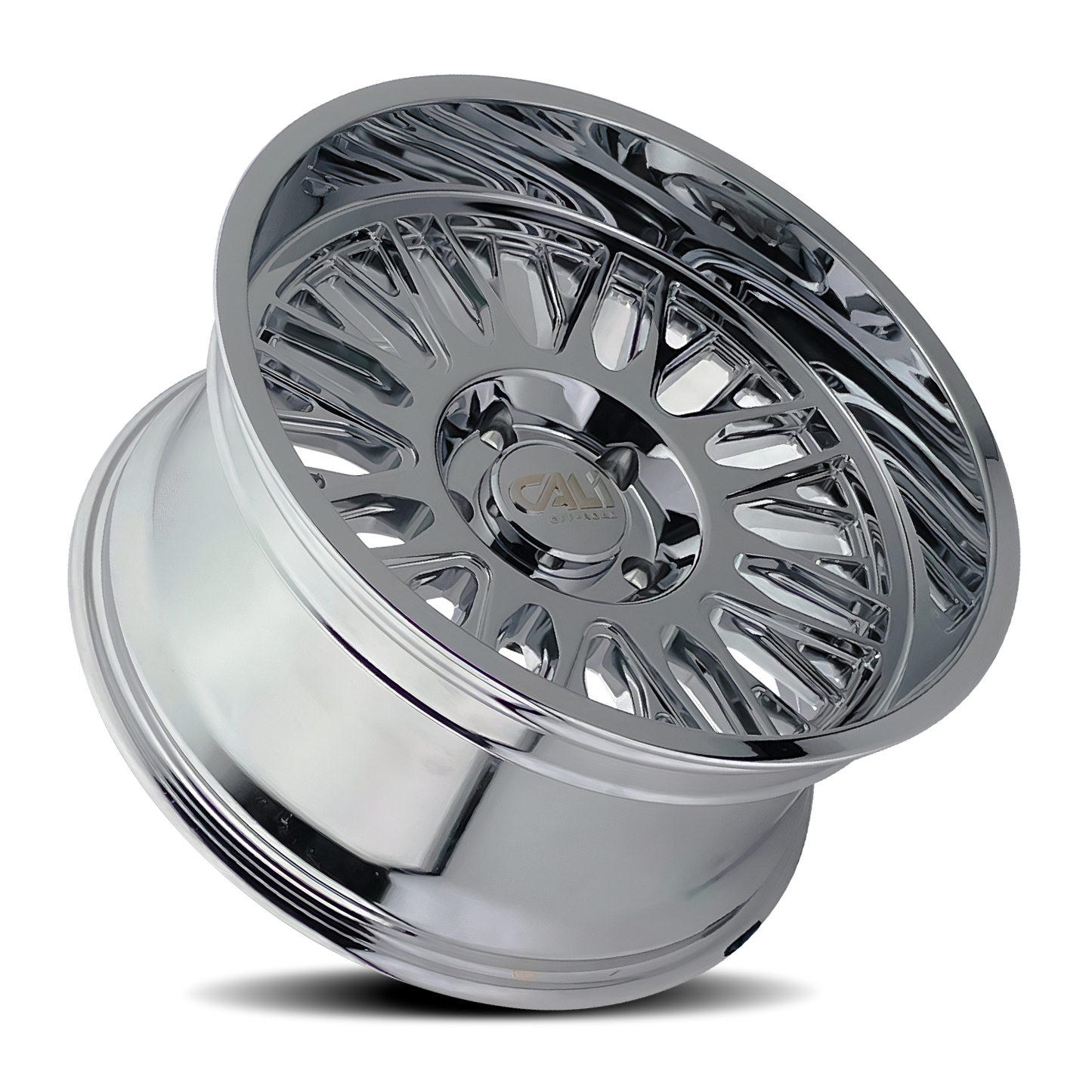 20x10 Cali Off-Road 9116 Vertex Chrome Wheel 5x5 (-25mm)