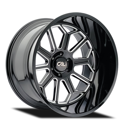 20x10 Cali Off-Road 9117 Auburn Gloss Black Milled Wheel 6x5.5 (-25mm)