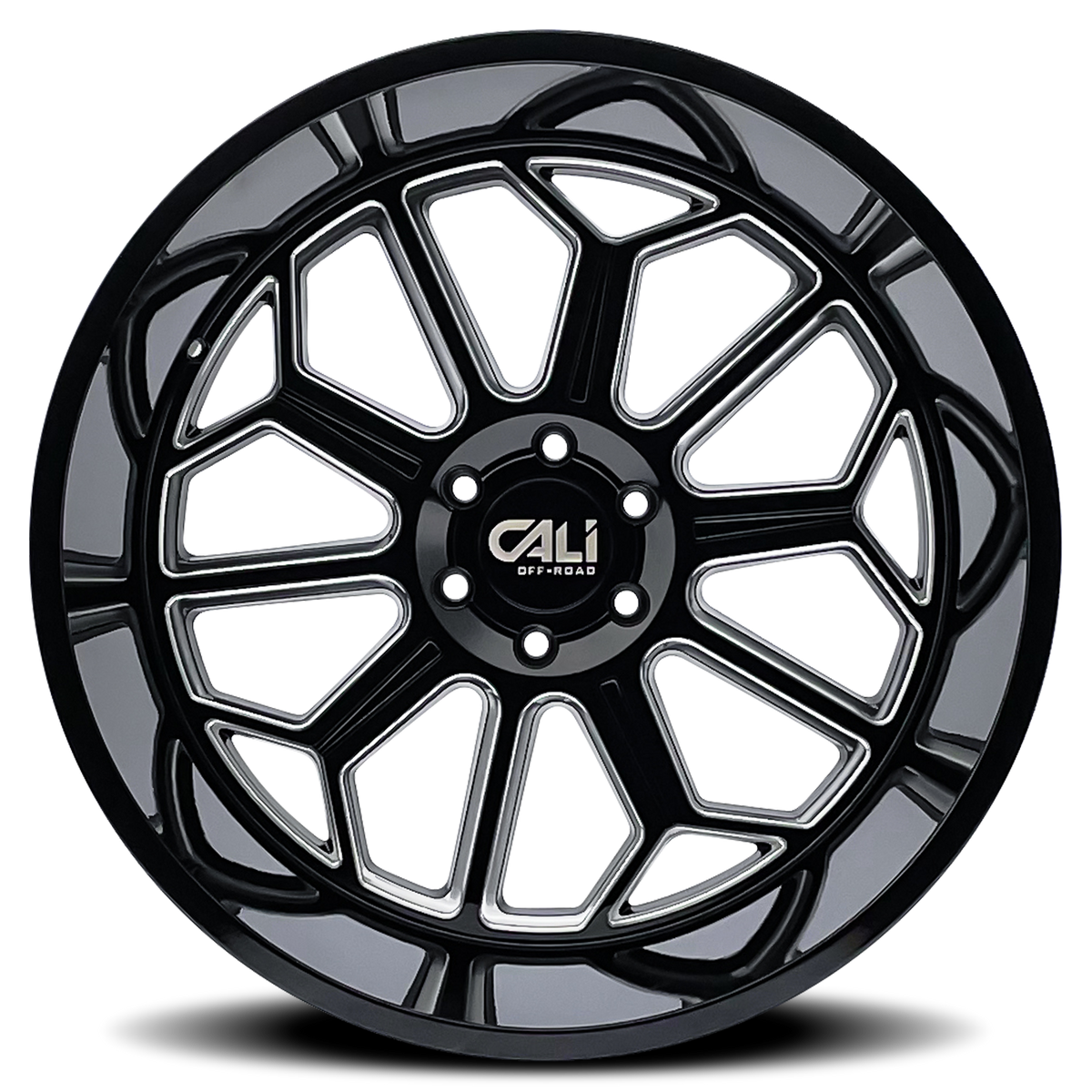 20x10 Cali Off-Road 9117 Auburn Gloss Black Milled Wheel 6x5.5 (-25mm)