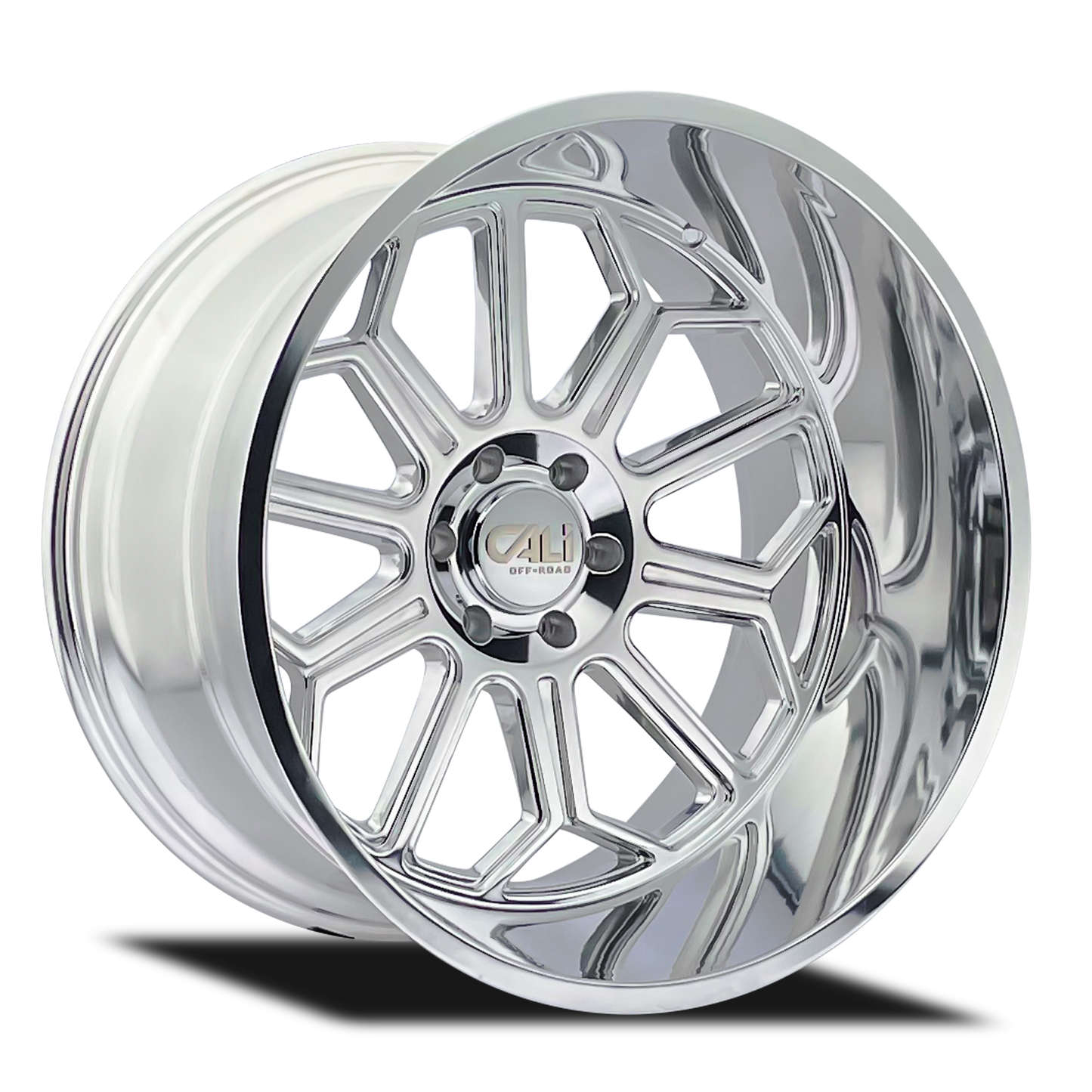 20x10 Cali Off-Road 9117 Auburn Polished Wheel 6x135 (-25mm)