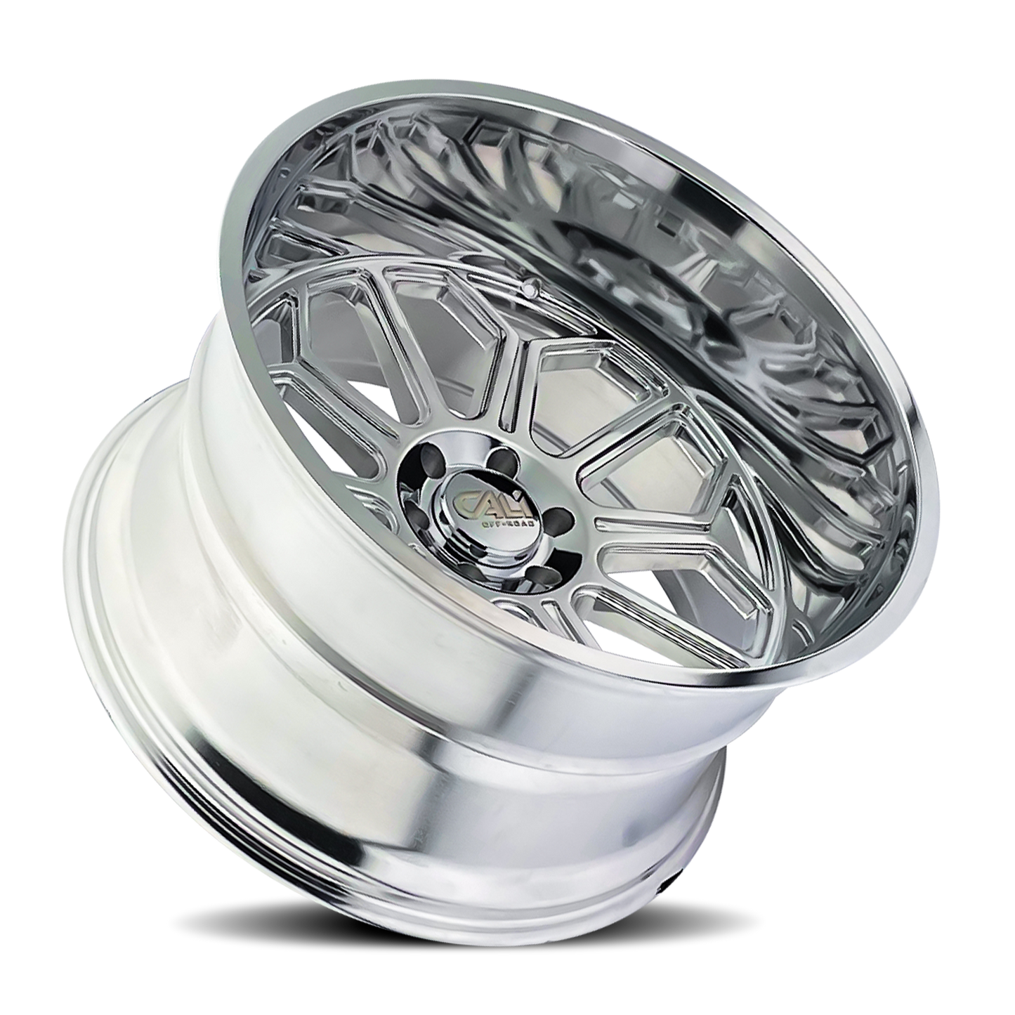 20x10 Cali Off-Road 9117 Auburn Polished Wheel 6x135 (-25mm)