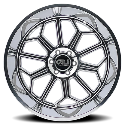 20x10 Cali Off-Road 9117 Auburn Polished Wheel 6x135 (-25mm)