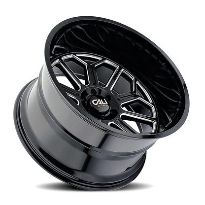 20x9 Cali Off-Road Auburn Black / Milled Wheel 6x135 (-12mm)