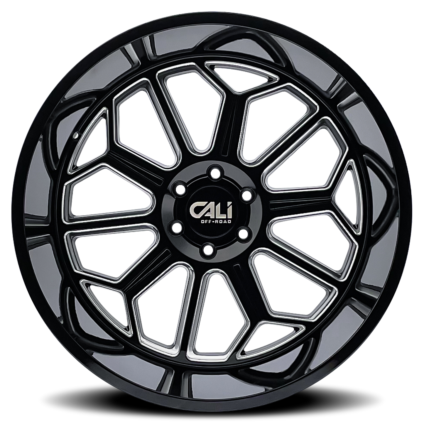 20x9 Cali Off-Road Auburn Black / Milled Wheel 8x170 (-12mm)