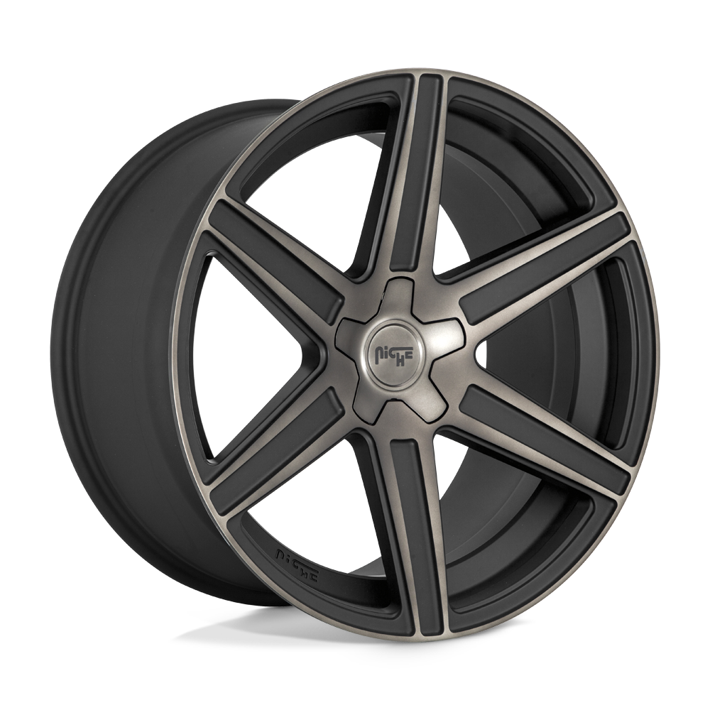 20x10.5 Niche M236 Carina Matte Machined Double Dark Tint Wheel Blank (20mm)