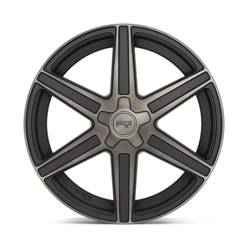 20x10.5 Niche M236 Carina Matte Machined Double Dark Tint Wheel Blank (20mm)