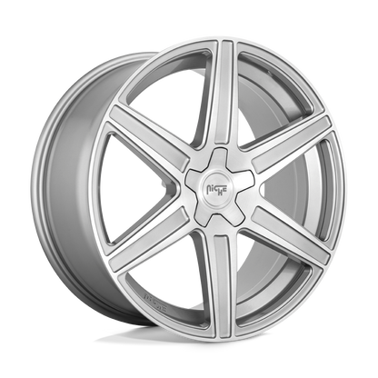 20x10.5 Niche M241 Carina Anthracite And Brushed Tinted Clear Wheel 5x112 (40mm)