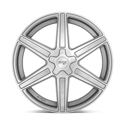 20x10.5 Niche M241 Carina Anthracite And Brushed Tinted Clear Wheel 5x112 (40mm)