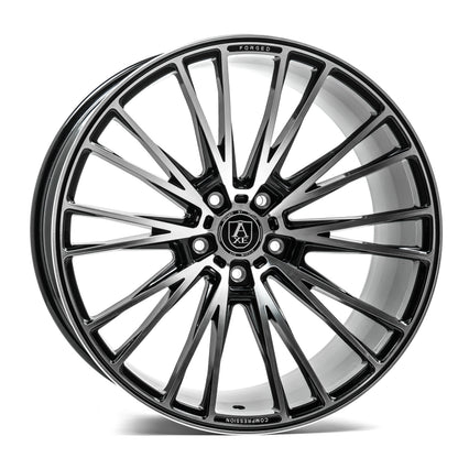 21x9 Axe CF2 Black And Polished Face Wheel Blank (25mm)