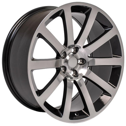 20x9 OE Wheels CL02 Polished with Painted Inlay Wheel 5x115 (25.55mm)