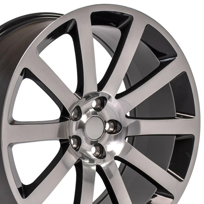 20x9 OE Wheels CL02 Polished with Painted Inlay Wheel 5x115 (25.55mm)