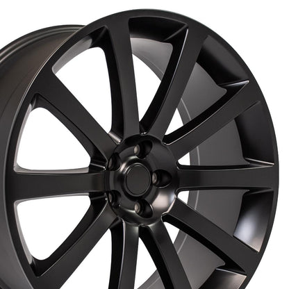 22x9 OE Wheels CL02 Satin Black Wheel 5x115 (18mm)