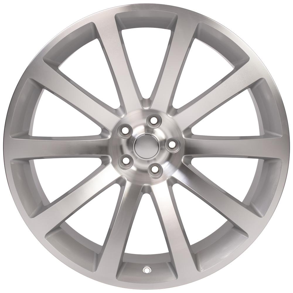 22x9 OE Wheels CL02 Silver Machined Wheel 5x115 (18mm)