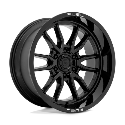 18x9 Fuel D760 CLASH Gloss Black Wheel 6x135 (1mm)