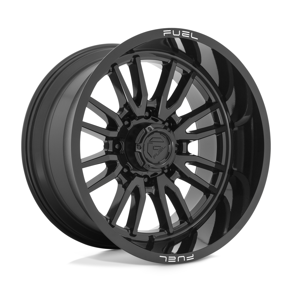 22x12 Fuel D760 CLASH Gloss Black Wheel 8x180 (-44mm)