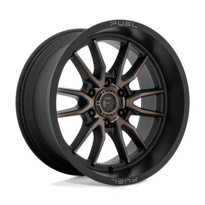 17x9 Fuel D762 CLASH Matte Black Double Dark Tint Wheel 6x5.5 (1mm)