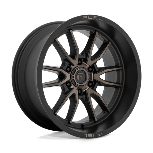 17x9 Fuel Off-Road D762 Clash Matte Black Double Dark Tint Wheel 6x4.5 (1mm)