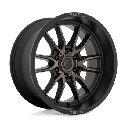 17x9 Fuel Off-Road D762 Clash Matte Black Double Dark Tint Wheel 6x4.5 (1mm)