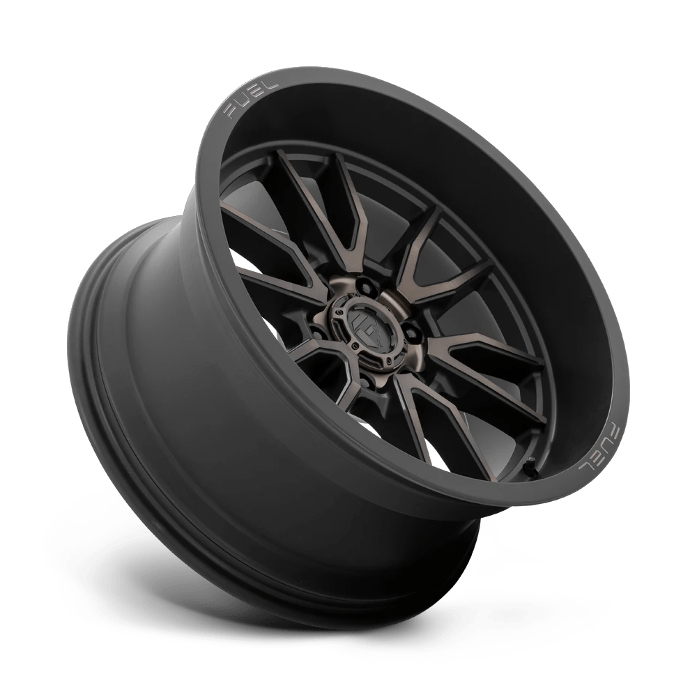 20x9 Fuel D762 Clash Matte Black Double Dark Tint Wheel 8x170 (1mm)