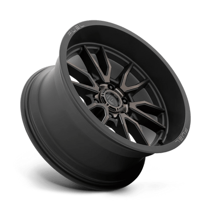 20x9 Fuel D762 Clash Matte Black Double Dark Tint Wheel 8x170 (1mm)