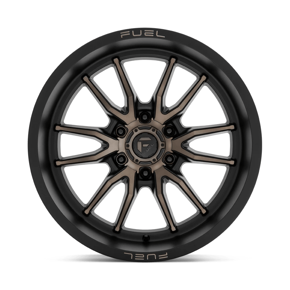 20x9 Fuel D762 Clash Matte Black Double Dark Tint Wheel 8x170 (1mm)