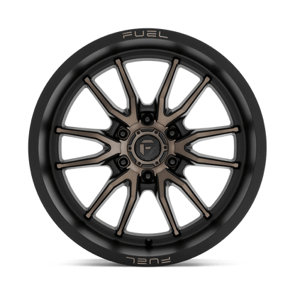 20x9 Fuel D762 Clash Matte Black Double Dark Tint Wheel 8x170 (1mm)