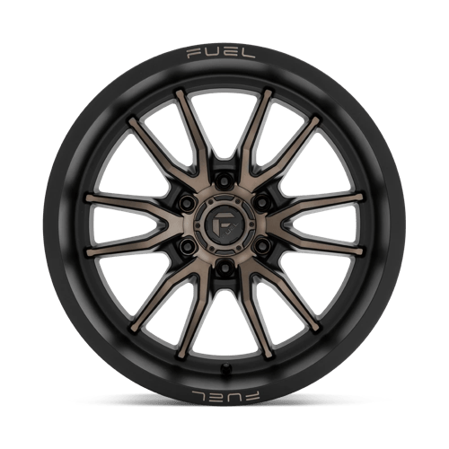 17x9 Fuel Off-Road D762 Clash Matte Black Double Dark Tint Wheel 6x4.5 (1mm)