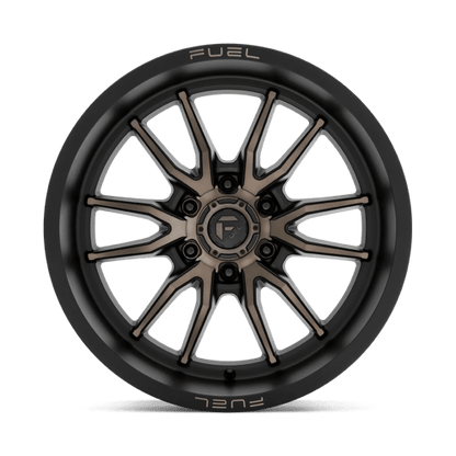 17x9 Fuel Off-Road D762 Clash Matte Black Double Dark Tint Wheel 6x4.5 (1mm)