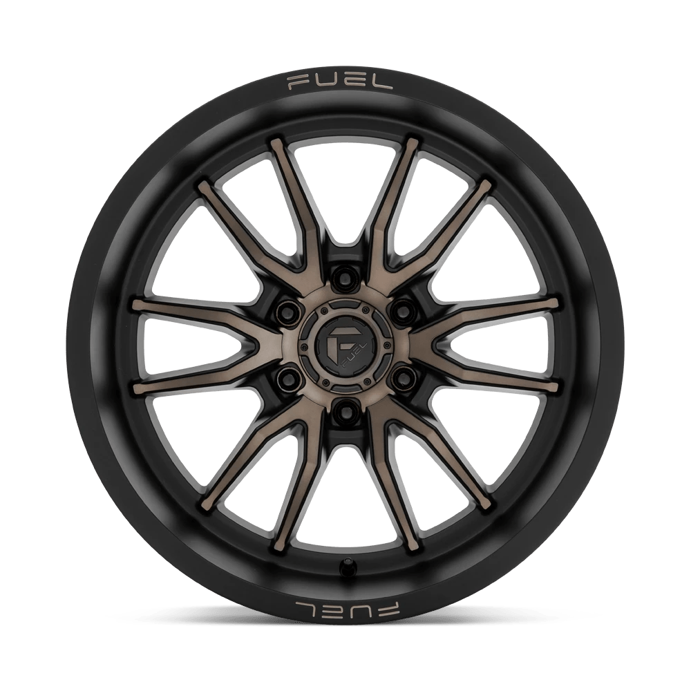 20x9 Fuel D762 Clash Matte Black Double Dark Tint Wheel 8x170 (1mm)