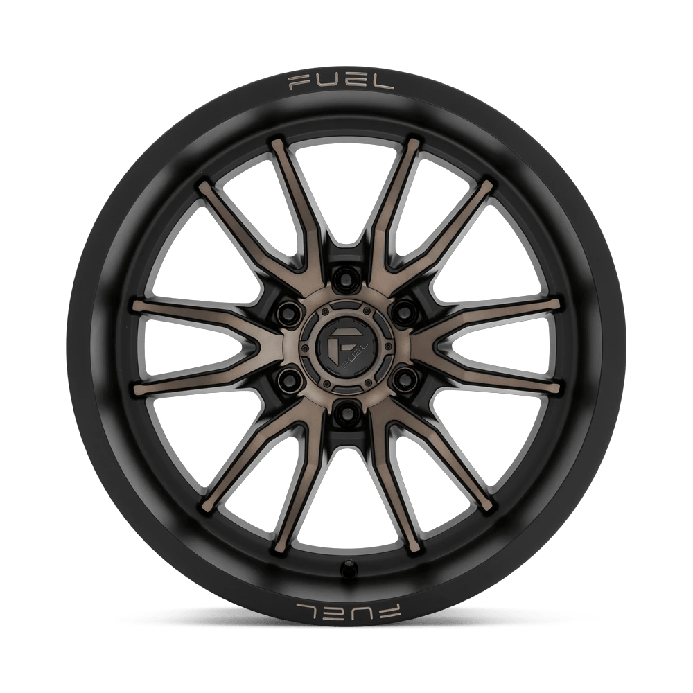 20x9 Fuel D762 Clash Matte Black Double Dark Tint Wheel 8x170 (1mm)