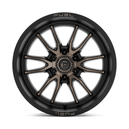 20x9 Fuel D762 Clash Matte Black Double Dark Tint Wheel 8x170 (1mm)