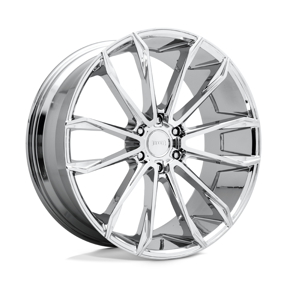 24x10 DUB S251 CLOUT CHROME PLATED Wheel 6x5.5 (30mm)