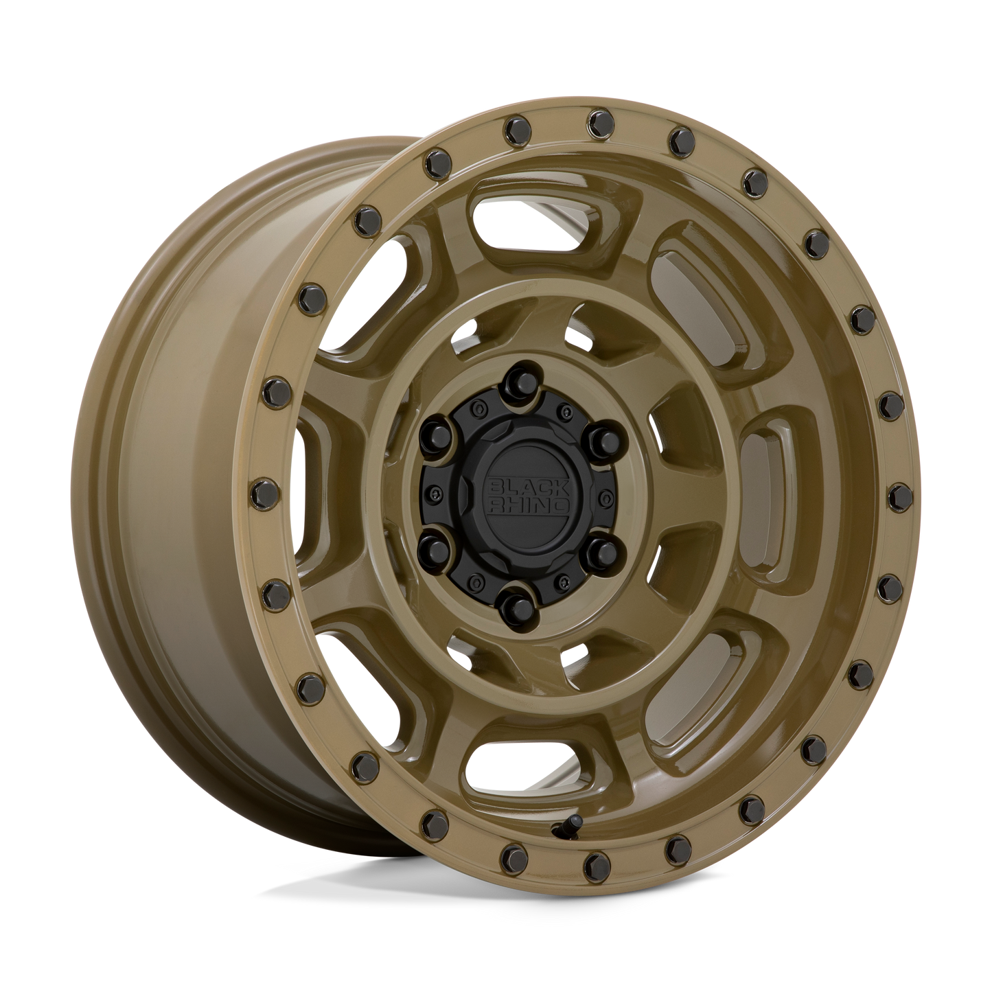 17x8.5 Black Rhino CONVOY Gator Green Wheel 5x5 (-18mm)