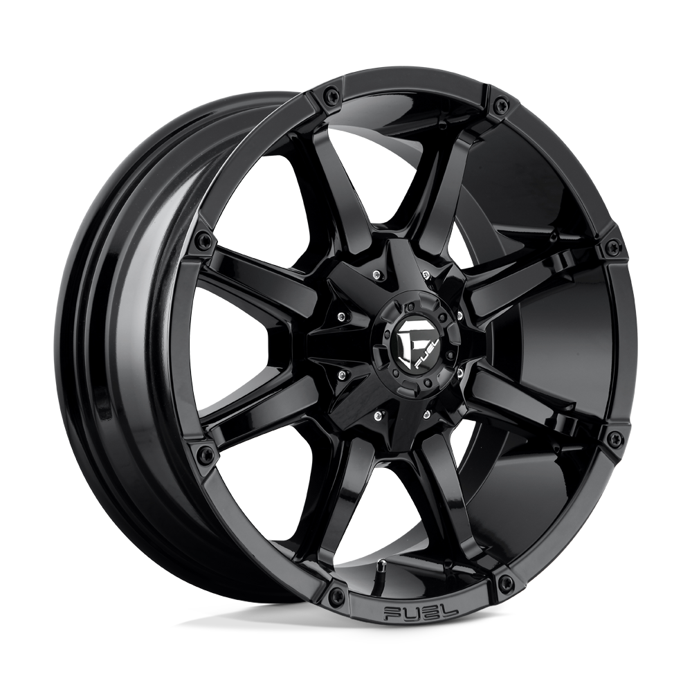 20x9 Fuel D575 Coupler Gloss Black Wheel 6x135/6x5.5 (1mm)