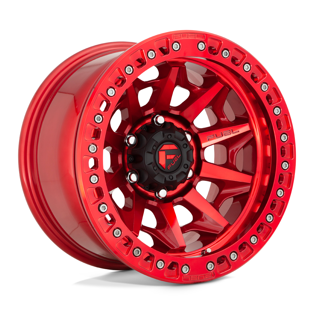 17x9 Fuel D113 Covert BEADLOCK Candy Red Wheel 6x5.5 (-15mm)