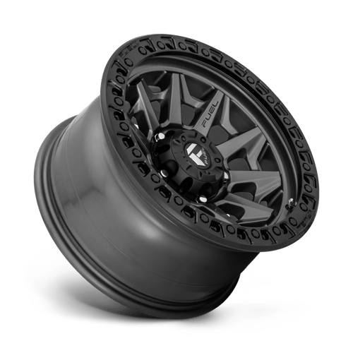 17x9 Fuel D716 Covert Matte Gunmetal Black Bead Ring Wheel 5x150 (-12mm)